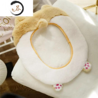 HAOYANGDAO 可爱柯基屁屁冬季毛绒马桶垫坐便套卡通马桶圈坐便器垫子