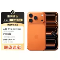Apple iPhone17 Pro Max 双卡双待全网通 苹果手机17promax 美版合约机 星宇橙色 1TB