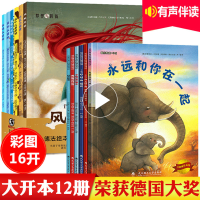 德国获奖绘本12册大憨熊幼儿童绘本故事书2-3-4-5-6周岁阅读 幼儿园小班中大班老师推荐亲子宝宝书籍三四岁早教读物图