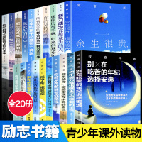 励志书籍20册 你不努力没人能给你想要的生活谁也给 余生很贵请勿浪费 戒了吧拖延症整套 你若不勇敢谁替你坚强正版书成