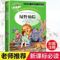 彩图 绿野仙踪 正版书免邮 无障碍阅读小学生 三年级四五六年级课外书必读 7-15岁儿童故事经典书目3-4-5-6年级课