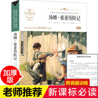 汤姆索亚历险记书正版 马克吐温 小学生版三四五六年级课外书无障碍阅读9-12-15青少年儿童世界经典文学名著书