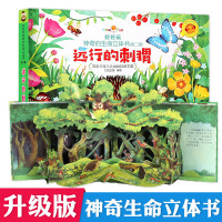 好好玩神奇生命立体书第二辑 远行的刺猥 儿童3d立体翻翻书 洞洞书籍0-2-3-6-10-12周岁幼儿绘本读物益智启蒙早