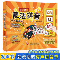 超全超酷魔法拼音发声翻翻书 拼音拼读训练 神器 拼音卡片 一年级 教具幼小衔接拼音教材 汉语发音语文拼音加汉字学前班基础