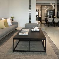 杞沐现代简约实木茶几组合办公客厅北欧现代小户型茶台桌家具