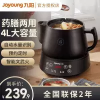 九阳(Joyoung) 煎药壶 家用中药壶中药锅养生壶熬中药电砂锅全自动药罐中药煲药壶电药锅4升分体式DGD4003BQ