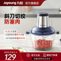 九阳(Joyoung)绞肉机家用绞馅机 碎肉机 电动多功能料理 饺子肉馅蒜蓉机不锈钢 搅肉机 S22-LA309