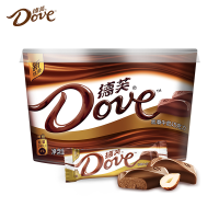 德芙巧克力牛奶口味碗装252g送女友巧克力