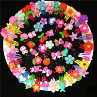 珍妮羊儿童bb发夹24个儿童发夹宝宝BB夹发饰可爱刘海夹顶夹卡通边夹头饰