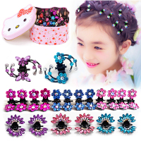 珍妮羊韩版学生发卡发夹新娘儿童盘发饰品宝宝头饰品公主小女孩抓夹小号