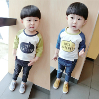 珍妮羊1-2-3-4岁儿童长袖T恤男童女童上衣宝宝纯棉休闲打底衫春秋潮