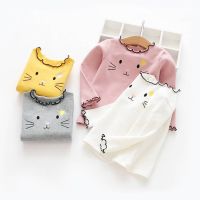 珍妮羊2020女童打底衫 春秋冬新款1-2岁宝宝圆领百搭3-4-6岁上衣长袖T恤