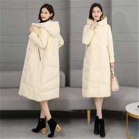 白鸭绒2019秋冬个性舒适中长款休闲修身女款气质羽绒服