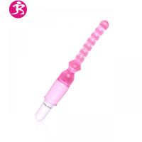 肛塞后庭按摩器电动超长拉珠震动棒男用女用菊花跳蛋情趣另类玩具 吉祥小炮 变形龙升级版紫色后庭震动棒