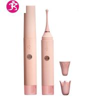 夜夜浪高潮笔女用自慰器震动按摩棒舔C点成人情趣用品 吉祥小炮 少女粉+清洁礼包转珠伸缩震动棒