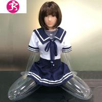 动漫成人性用品飞机杯名器透明充气i娃娃炮架抱枕男用自慰学生M腿 吉祥小炮 B款+充气筒+飞机杯充气娃娃