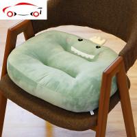 坐垫软学车练车考驾照专用科目二加厚增高汽车屁股垫子矮个子女生 JING PING 加厚坐垫-仙人掌 45*40*12厘米