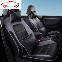 速腾座椅套 大众速腾汽车座套 新19款专用全包车坐垫通用四季一代 JING PING [Nappa皮]黑拼灰-标准版