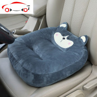 汽车增高坐垫女卡通可爱通用座垫单片冬季保暖毛绒单个屁屁垫 JING PING 仙人掌单张