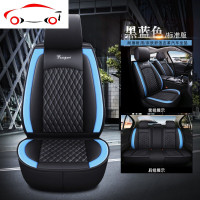 长城哈佛M6H6哈弗H2s汽车坐垫H5H3H1c30四季通用夏季全包专用座套 JING PING QW卡通版-黑绿色