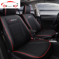 19款新丰田卡罗拉汽车座套全包四季通用坐垫双擎专用四季坐垫套20 JING PING 专用皮+三明治黑色豪华版