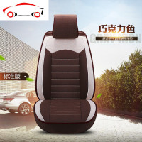 汽车坐垫四季通用布艺座垫凯美瑞卡罗拉探岳起亚K3座椅套全包座套 JING PING 神秘黑-豪华版