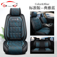 汽车坐垫北京现代新领动ix35名图途胜朗动四季亚麻专用全包围座套 JING PING ZJ标准版--浓情咖