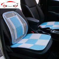 夏季汽车透气坐垫靠背一体沙发垫车用办公椅子透气单片座垫 JING PING 米咖B款(坐垫+腰靠)