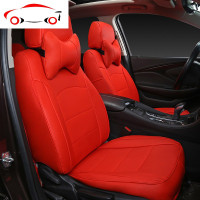 长安欧尚A600 X70A CX70 A800科尚欧诺S七座汽车座套四季全包坐垫 JING PING 7座黑色红线