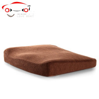 工学办公室坐垫椅子坐垫记忆棉椅垫办公椅加厚垫子汽车座垫 JING PING 驼色(格纹) 慢回弹记忆棉(贴服舒适)