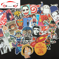 汽车贴纸车身贴膜涂鸦装饰个性摩托自行车贴画汽车饰品贴花 JING PING 彩色款600张不重复贴纸随机发货