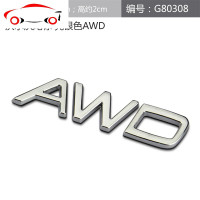 沃尔沃车贴车标 金属AWD T5 T6车标 S60L XC60 V40 XC90 改装尾标 JIN 沃尔沃HEICO车标