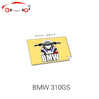 适用于宝马BMW摩托车卡通划痕车型贴车友会车贴定制反光贴 JING PING 310GS10厘米