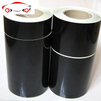 汽车装饰贴纸摩托电瓶车划痕黑色反光贴条个性改装防水胶带广告膜 JING PING 20CM宽3米