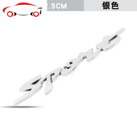 sport运动汽车贴纸车身金属字母改装车贴车尾个性装饰贴划痕遮挡 JING PING 金属sport车标-金色