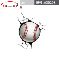 汽车3D立体仿真透明贴纸划痕遮挡车贴绿巨人摩托车贴花复仇者联盟 JING PING 武士刀A30215