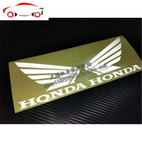 热卖新大洲摩托车反光贴花贴纸装饰拉花车贴本田翅膀标志贴画 JING PING 反光红