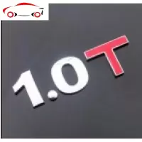 汽车排量1.5L1.8T2.0T3.0数字母尾标标识改装装饰车贴车标志用品 JING PING 2.0T