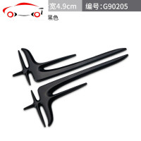 汽车金属加长侧标装饰贴 奔驰C级E级加长版标车标车贴侧标志改装 JING PING