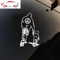 大众公社汽车创意贴纸个性车贴搞笑网红车贴大众部落高尔夫 JING PING 12X20CM