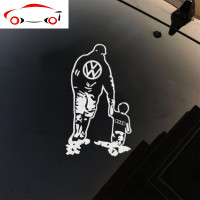 大众公社汽车创意贴纸个性车贴搞笑网红车贴大众部落高尔夫 JING PING 15X25CM