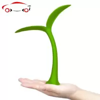 汽车车顶装饰3D立体车贴可爱个性小树苗恶魔角卖萌防撞贴外饰用品 JING PING 小树苗(1个)配胶