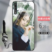 华为荣耀20手机壳定制20pro玻璃镜面20i女潮牌男v20来图个性潮流honor软硅胶软壳防摔磨砂二十por保护真智力