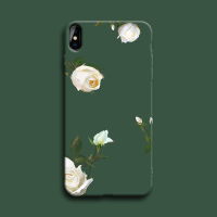 唯美文艺白色鲜花iphone11promax三星S9oppo华为p20手机壳vivo876真智力
