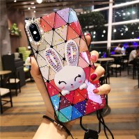 华为P10手机壳P20plus新款p30lite网红NOVA6se硅胶4g全包5ipro创意nova2s兔子水钻3真智力