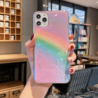金箔彩虹款华为P30手机壳p20 Pro闪粉亮片nova5/5Pro滴胶2s/3/3i/4荣耀9X/8X/20畅享真智力