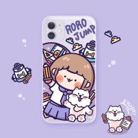 紫色文具可爱适用iPhone11promax华为p30mate20苹果X手机壳xr/8p真智力