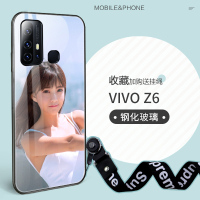 vivoz6手机壳定制vivo z6来图定做自定义订做私人订制照片diy制作图片情侣5g玻璃镜面女自制潮图案磨砂硅真智力