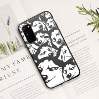 三星s20手机壳三星s20+保护套s20ultra软硅胶全包防摔超薄外壳网红壳子磨砂男女情侣魔性二哈秋田狗狗搞怪真智力