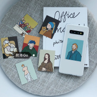 创意油画小卡片Note10+三星S10/S20+手机壳S8/S9+透明软5G版Ultra真智力